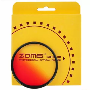 Zomei Slim Graduated Red Neutral Density ND Filter 62mm - Picture 1 of 12