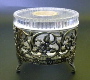 Vintage 1970er Jovan Pearls & Min Bad Öl Perlen Behälter ~ keine Perlen ~ Anzeige lesen - Bild 1 von 7