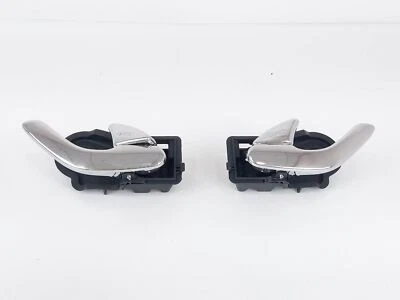 Pair Chrome Gray Inner Door Handle For Mazda Tribute 02/2001 - 02/2006 - image 1 of 4