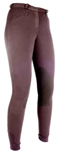 Collant HKM bambini unisex bambini cavaliere bretelle cerniera taschino ragazzi ragazze equestre - Foto 1 di 3