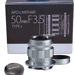 New Voigtlander APO-LANTHAR 50mm F3.5 TypeII VM Mount Manual Focus Lens - SILVER - Picture 1 of 5