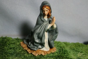 FRANKLIN MINT NATIVITY Porcelain Mary 1989 Edition - Picture 1 of 3