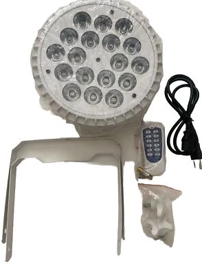 Tc-Home 8 in 1 Rgbw Uv Stage Par Light Dmx 18x15 Mulit_Color System w/10ch - Image 1 of 4