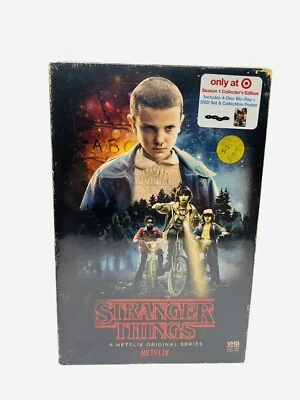Stranger Things Season 1 Blu-ray DVD VHS Style Box Set Target Exclusive Netflix - Image 1 of 4