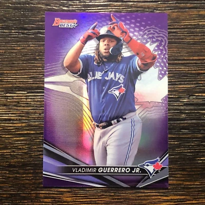 2022 Bowman's Best Purple Refractor #29 Vladimir Guerrero Jr /250 Parallel Card - Image 1 of 2