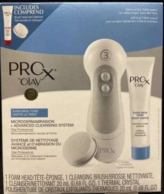 Olay PROx Microdermabrasión + Sistema de Limpieza Avanzado Precintado Foto 1 de 2