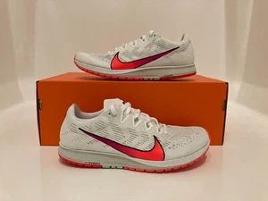 5.5 Men/7 Women- RARE Nike Zoom Streak 7 White Crimson Jade Running Shoes AJ1699 - Picture 1 of 5