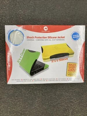 Chaqueta de silicona con protección contra golpes blanca Covertop para cuadernos de 15,6" NUEVA Foto 1 de 3