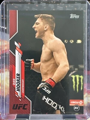 2020 Topps UFC Flagship Dan Hooker RC Red Rookie Card Ruby /8 - Image 1 of 2
