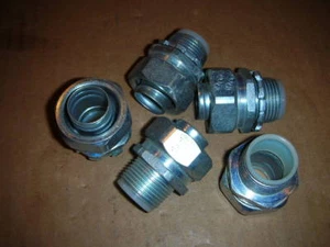 Appleton STB-75 3/4" Stahl gerade flüssigkeitsdichte Liquidtite Steckverbinder Neu aus altem Lagerbestand! FS!! - Bild 1 von 7