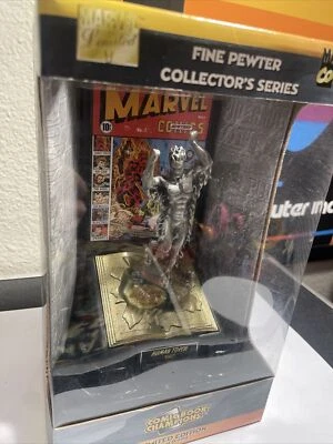 Antorcha Humana Estatua Peltre Cómic Campeón Fantástico 4 #9550 Edad de Oro NUEVO Foto 1 de 4