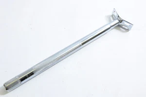 UNICYCLE SEAT POST SADDLE STEM CHROME 25.4mm DIAMETER 400mm LONG IDEAL PROJECTS - Picture 1 of 2