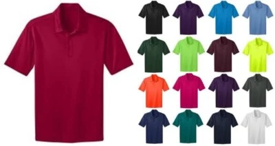 Port Authority Mens Big & Tall Silk Touch Dri-Fit Polo Shirts NEW GOLF TLK540  - Image 1 of 4