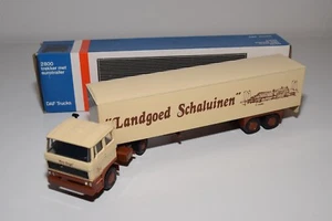 @. CAMION LION CAR DAF 2800 CON RIMORCHI CAPANNONI COME NUOVO IN SCATOLA - Foto 1 di 7