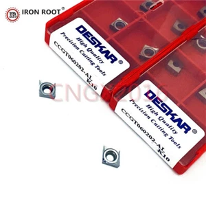 DESKAR 10P CCGT060202-AL K10 Aluminum Carbide Insert CNC Turning Tool for SCLCR - Picture 1 of 6
