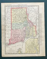 Map 1901 Rhode Island  / Boston