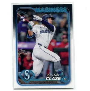 2024 Topps Update Series Baseball Jonatan Clase Base RC US35 Seattle Mariners - Bild 1 von 2