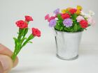 1 szt Miniaturowy goździk Kwiat Gliniany Domek dla lalek Ręcznie robiony Skala 1:12 #2