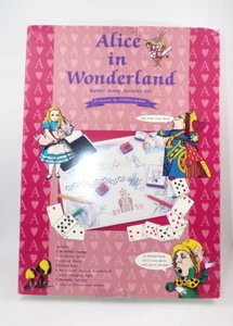 RARE! Alice in Wonderland Rubber Stamp Set 40 Pieces by INKADINKADO - Picture 1 of 4