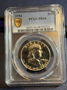 1954 Proof Franklin Half Dollar - PCGS Graded PR66 (50C) - Picture 1 of 2