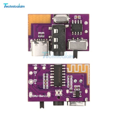 DC3.5V-5V 10W Type-C Bluetooth Mono Audio Amplifier Decoder Board TWS 3.5mm DIY - Bild 1 von 4