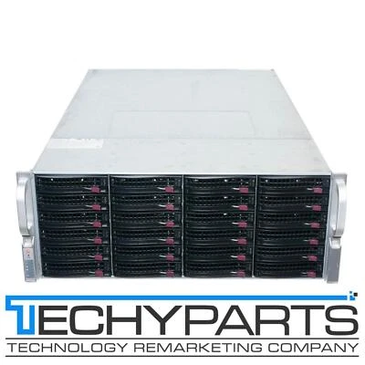 Supermicro SuperStorage 6048R-E1CR36L 36-Bay ZFS Unraid Truenas 4U Server +Rails - Image 1 of 3