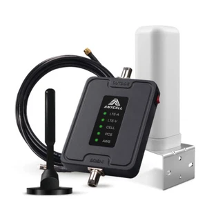 Cell Phone Signal Booster AT&T Verizon 700/850/1700/1900MHz 3G 4G LTE Car/RV Use - Picture 1 of 8