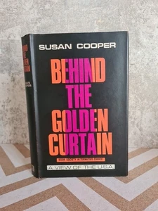 1965 1st ed Susan Cooper BEHIND THE GOLDEN CURTAIN, A VIEW OF THE USA Hardback - Picture 1 of 6
