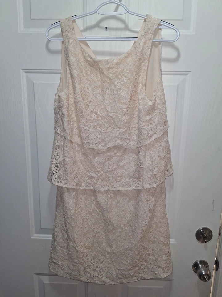 Tommy Hilfiger Lace Tiered Sleeveless Dress Size 10 - Image 1 of 4