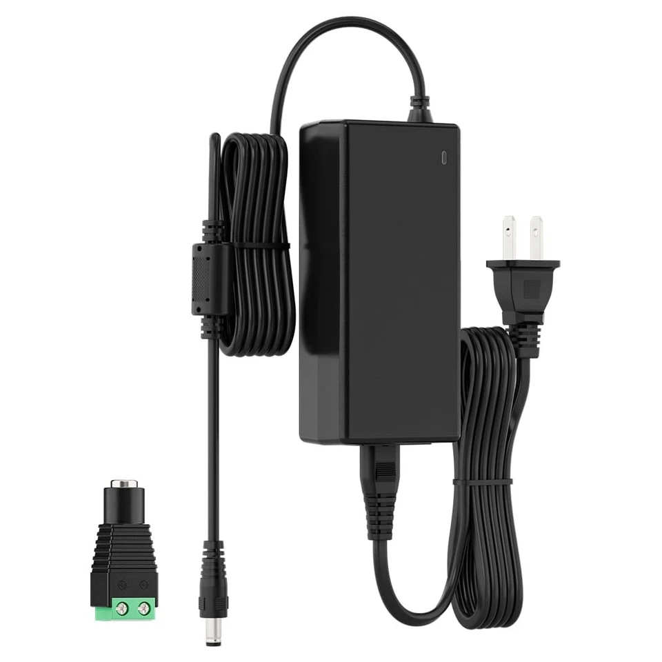 12V 6A 72W Power Supply Adapter ETL Listed 100-240V AC to 12V DC Converter Cl... - Image 1 of 4