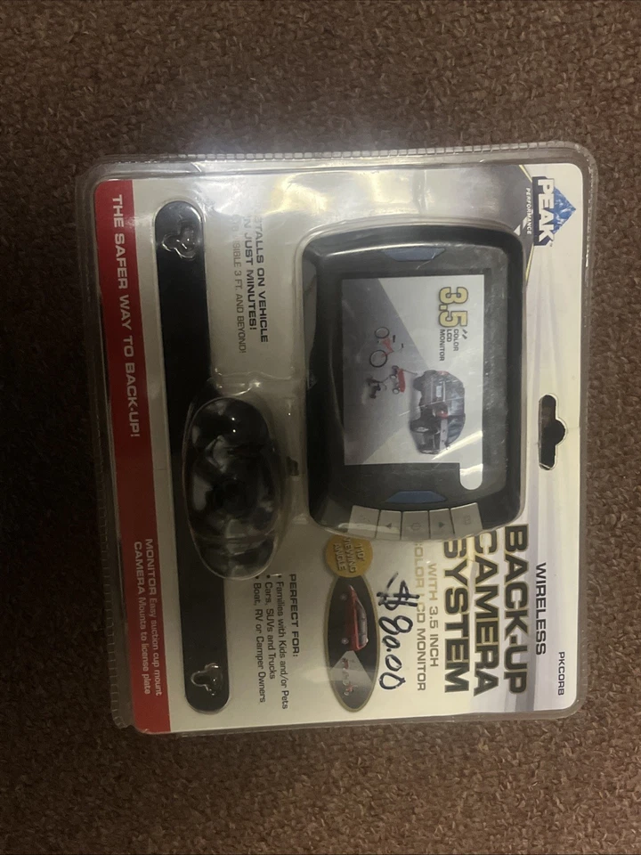 Peak Wireless PKCORB Back-Up Camera System 3.5" Color LCD Monitor - Image 1 of 2