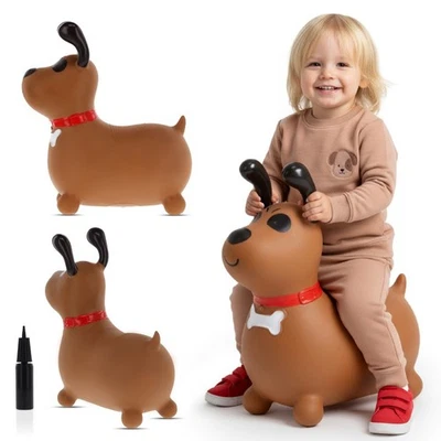 SUN BABY Hüpftier Hüpfhund Hüpfer Hüpfen + pumpe ab 1 Jahre