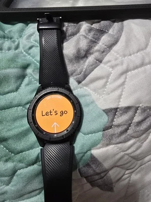 Samsung Gear S3 Frontier 46 mm Steel Case with Black Silicone Band   Smart Watc - Image 1 of 3