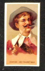 N33 Allen & Ginter, Worlds Smokers, 1990, Swede 30 Years War, Reprint - Picture 1 of 2