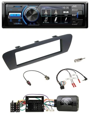 JVC Bluetooth Lenkrad USB DAB Autoradio für Renault Grand Scenic ab 2009 Scenic - Bild 1 von 4