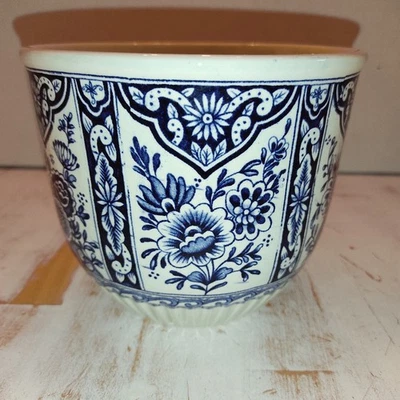 Royal Sphinx Delft - by Boch - Belgien - Übertopf - M16 - Blau - Porzellan  - Bild 1 von 4