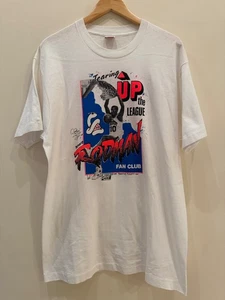 Vintage 1991 Detroit Pistons Dennis Rodman Tearing Up the League Fan Club Shirt - Picture 1 of 5