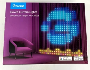 Govee Curtain Lights Dynamic DIY Light Art Canvas Model H70B1 IP65 Waterproof - Picture 1 of 8