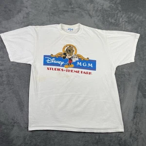 Vintage Disney Shirt Adult XL MGM Studios Hollywood 90s USA Mickey Mouse Lion - Picture 1 of 13