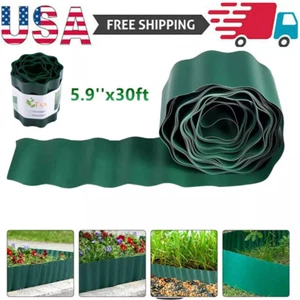 30ft Garden Landscape Edging Border Lawn Edging Border Fence Yard Patios Decor - Picture 1 of 11