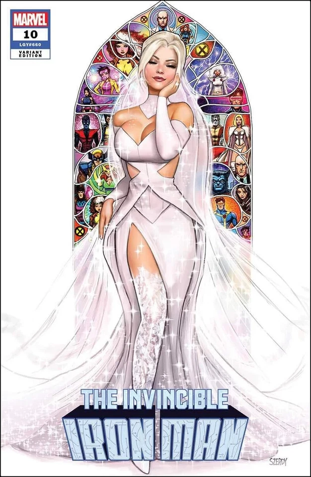 THE INVENCIBLE IRON MAN #10 (VARIANTE EXCLUSIVA EMMA FROST DE NATHAN SZERDY) Foto 1 de 1