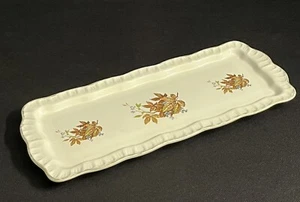 Ancien Plat À  Cake Digoin sarreguemines Décor Floral - Imagen 1 de 8