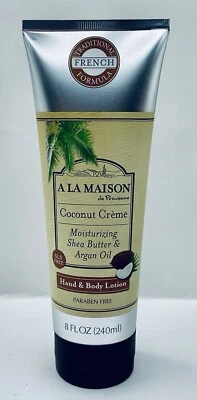 A LA MAISON de PROVENCE COCONUT CREME SHEA & ARGAN HAND & BODY LOTION 8 FL OZ - Image 1 of 3