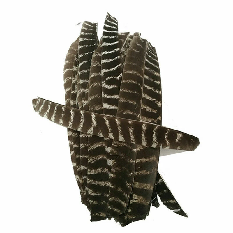Full Length Archery Natural Turkey Feather Fletching Right Left Wings DIY Arrows - Image 1 of 4