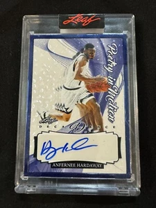 Anfernee Hardaway 5/5 2022 LEAF DECADENCE AUTOGRAPH BLUE Poetry In Motion Penny - Picture 1 of 2