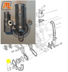 Carcasa termostato FORD Sierra MK1 V6 2.0-2.8i 66-110kW 08/82-10/84 - Imagen 1 de 1
