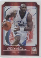 2012-13 Elite Status Red Die-Cut /32 Karl Malone #195 HOF