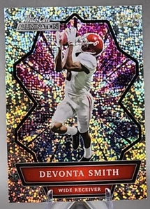 DeVonta Smith /199 2021 Wild Card Alumination RC Rookie Silver Sparkle Holo Lux - Picture 1 of 3