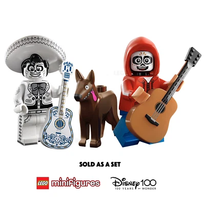 Lego Disney 100 Conjunto Ernesto de la Cruz, Miguel e Dante Minifigura CMF 71038 - Imagem 1 de 4