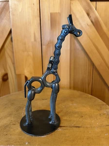 Metall Giraffe Dekor Eisen Schweißen Kunst Skulptur Schreibtisch (8008) - Bild 1 von 6